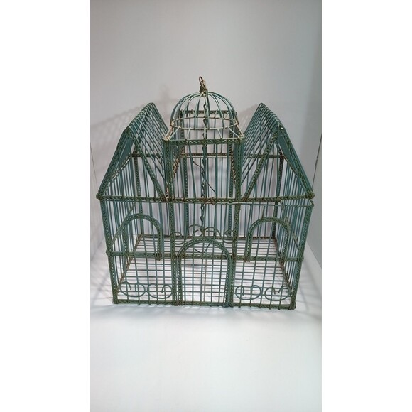 Vintage wire Bird Cage  birdcage - Picture 1 of 12
